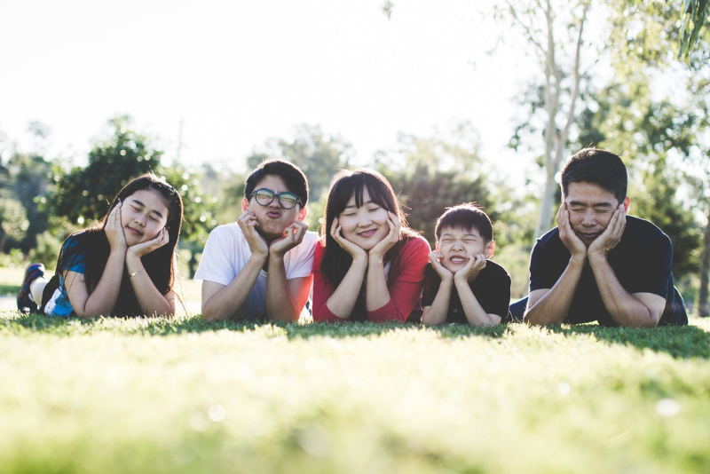 une famille à sa cousinade
