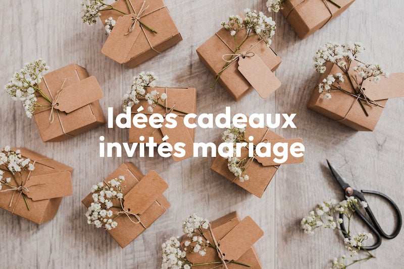 idées de cadeaux mariage invités