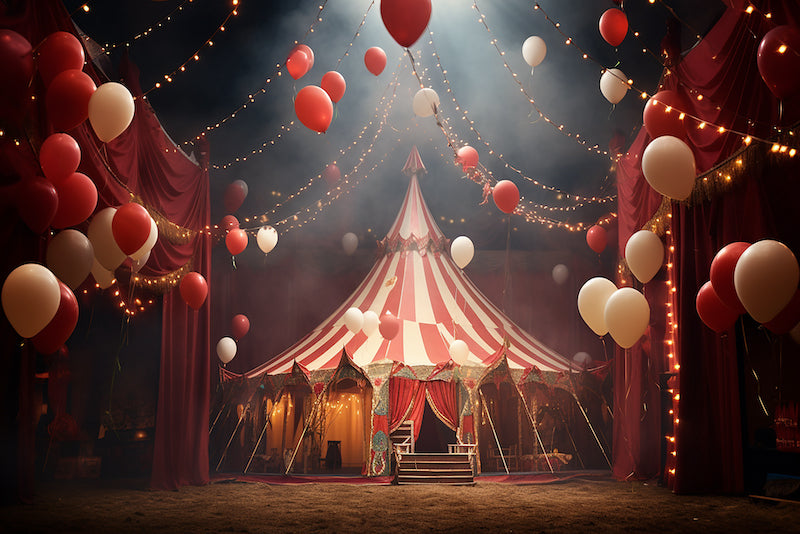 tente pour un mariage thème cirque