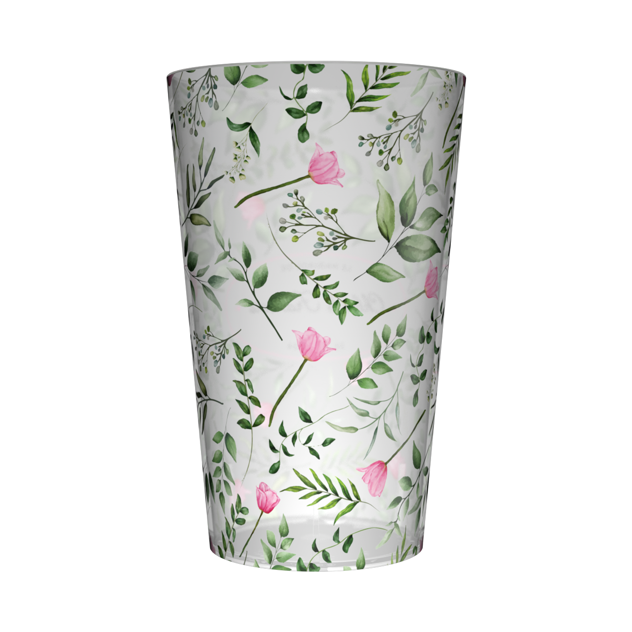 Gobelet personnalisé Mariage Roses & Feuilles 3