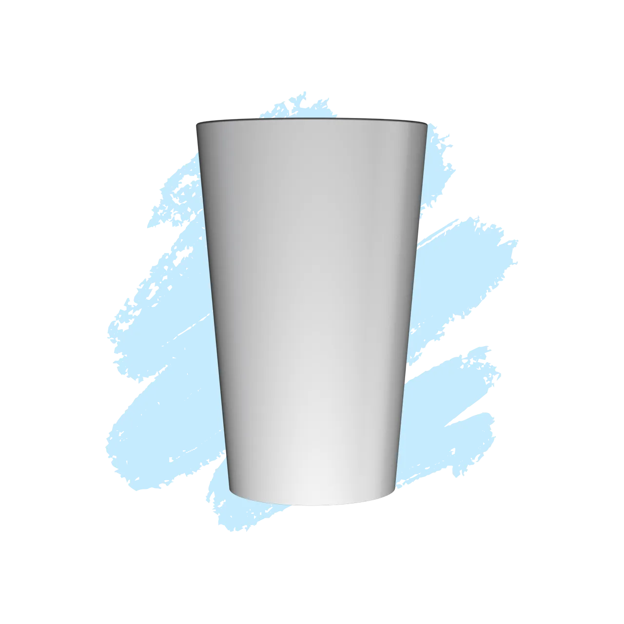 Gobelet personnalisé 25 cl blanc