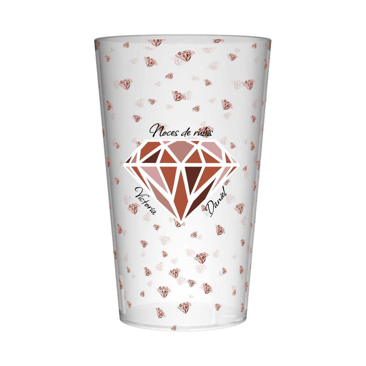 Gobelet personnalisé Noces 35 ans