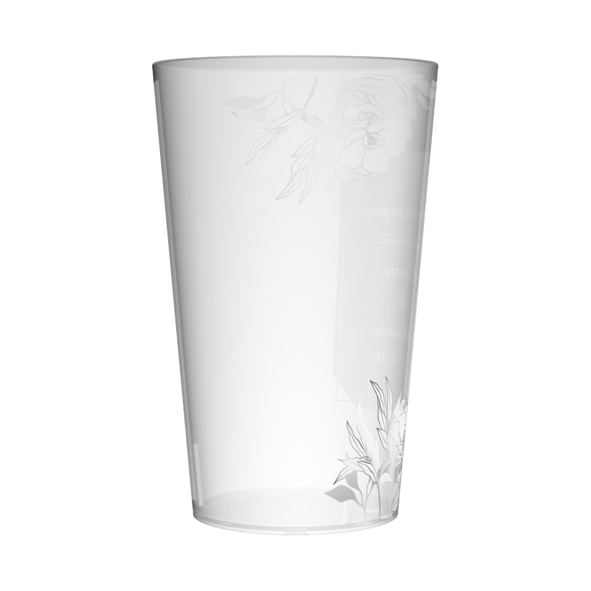 Gobelet personnalisé Noces d'argent 2