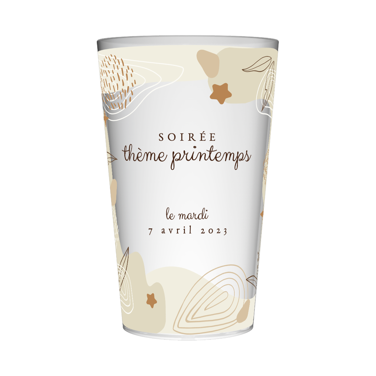 Gobelet personnalisé Soirée Printemps