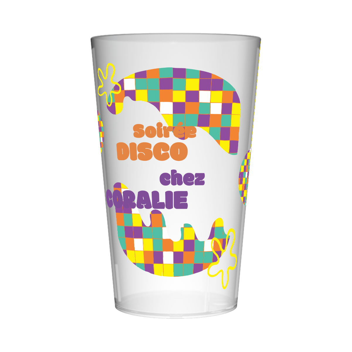 Gobelet personnalisé Soirée Disco