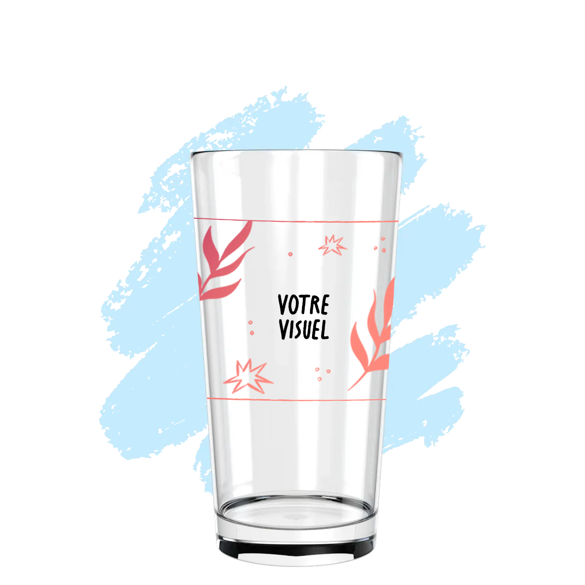 Verre à Bière Personnalisable - Pinte Foot