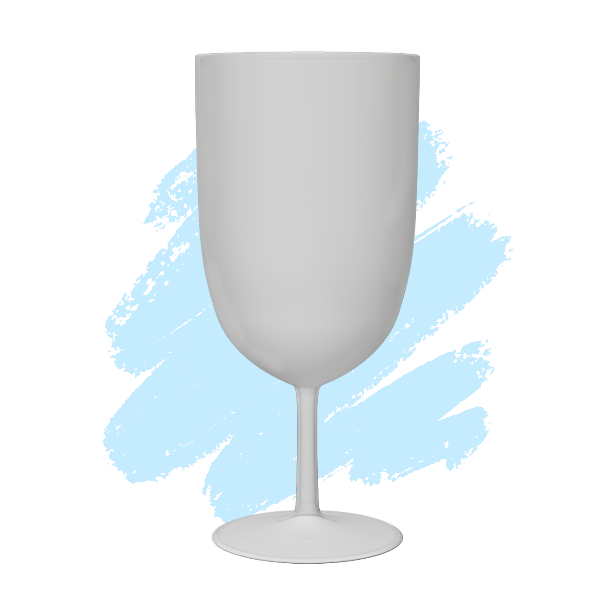 Verre à vin personnalisé en plastique