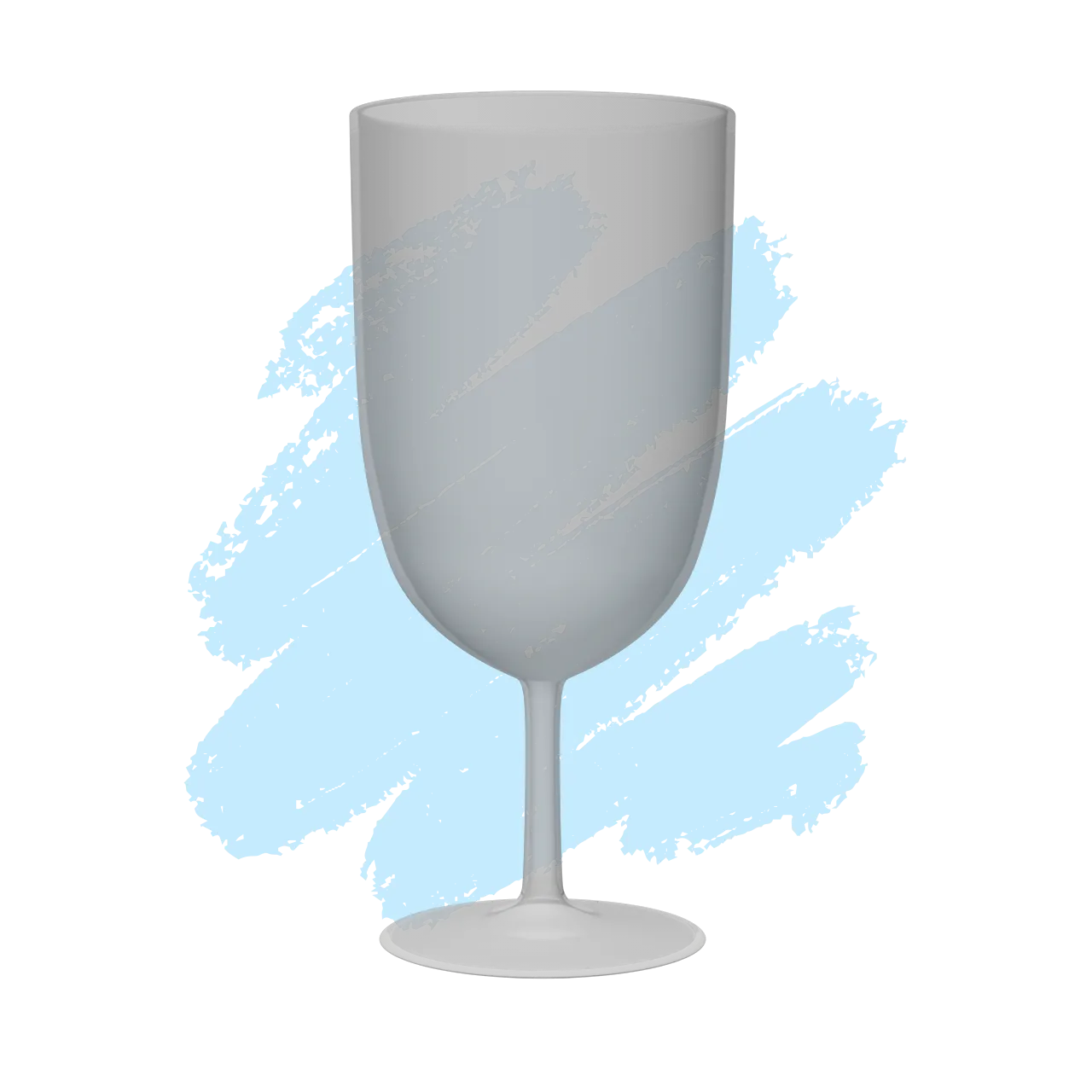 Verre à vin personnalisé en plastique