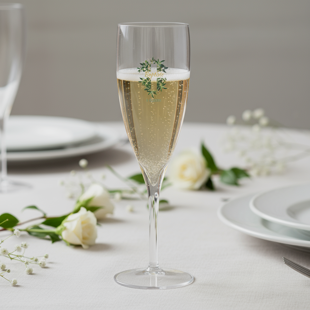 flute champagne bapteme