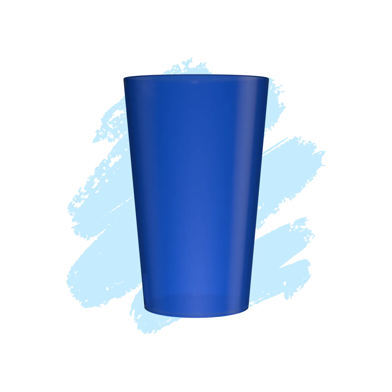gobelet personnalisé bleu