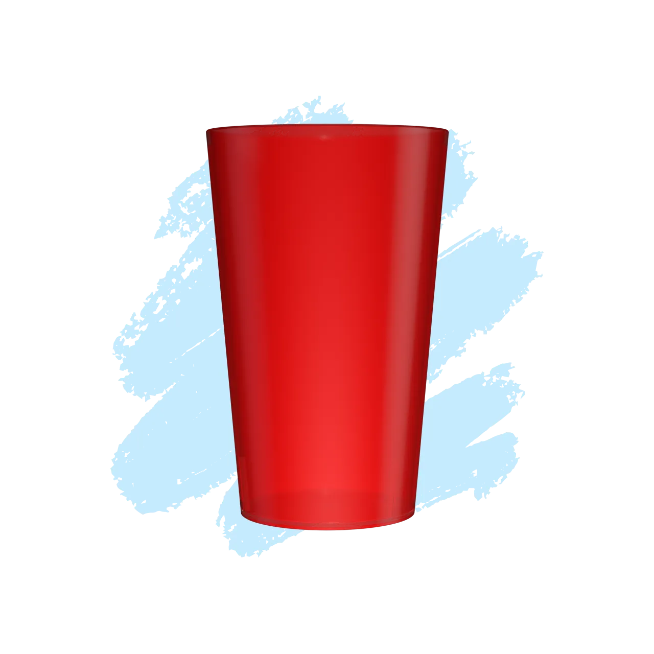 gobelet personnalisé rouge
