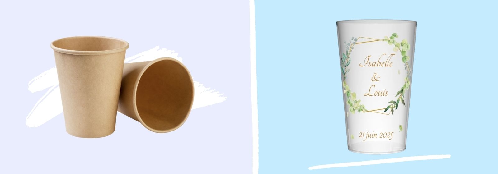 gobelet jetable vs gobelet réutilisable