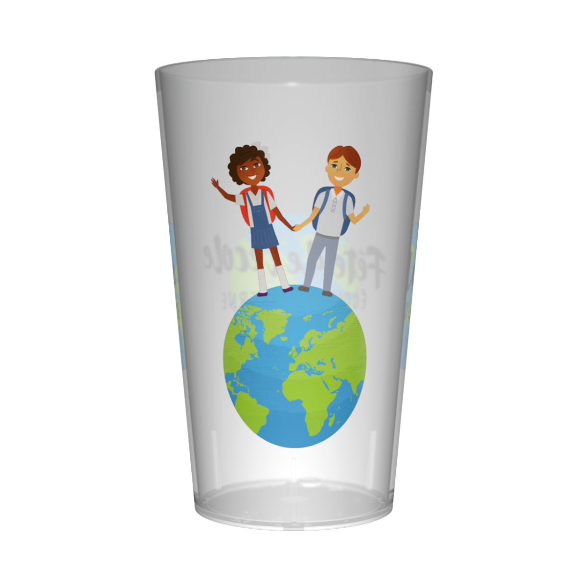 Gobelet personnalisé Fête des écoles Planète