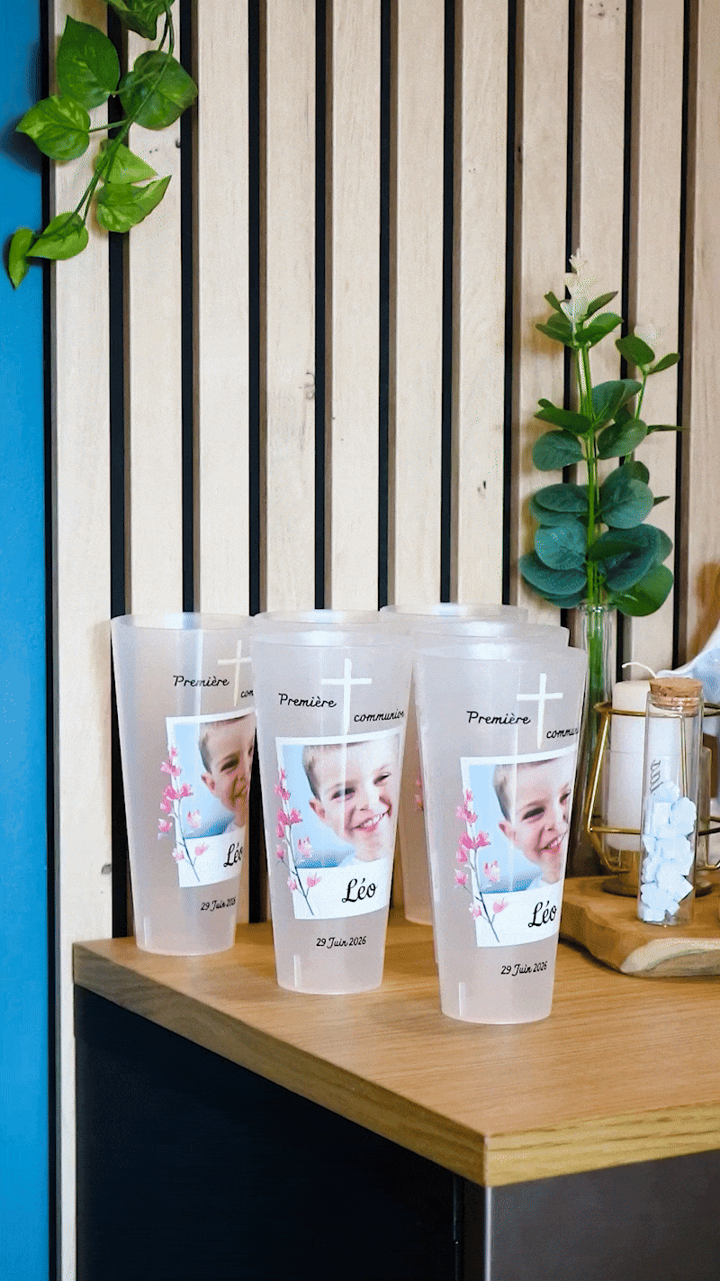 Gobelet personnalisé 50 cl ambiance