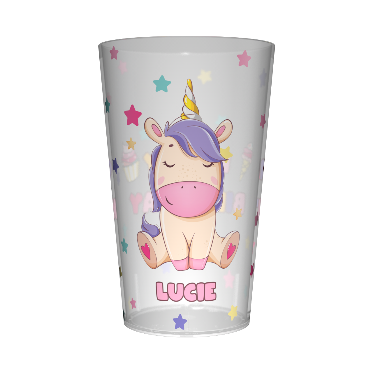 Gobelet personnalisé Anniversaire Licorne Friandises 2