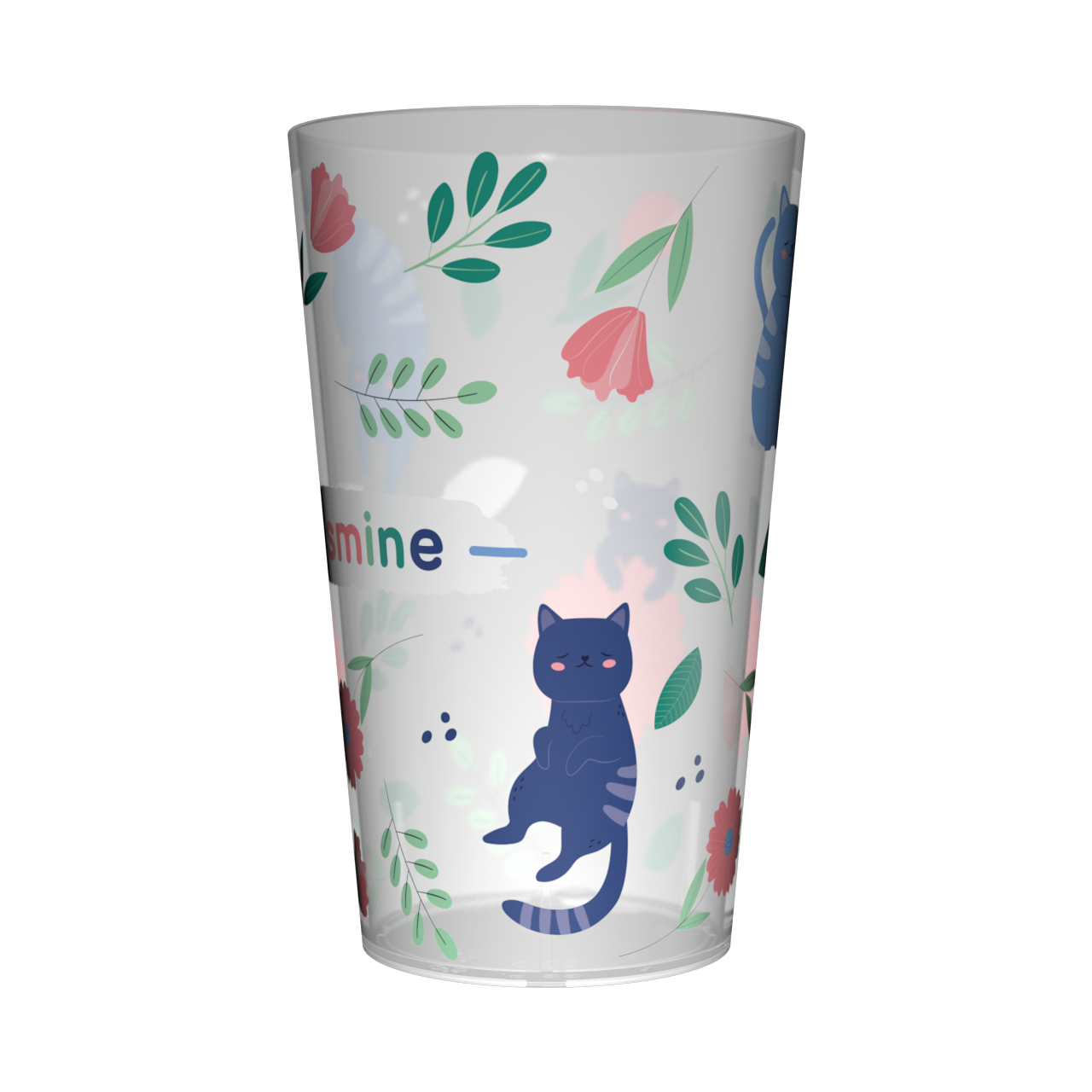 Gobelet Enfant Floral & Chat 2