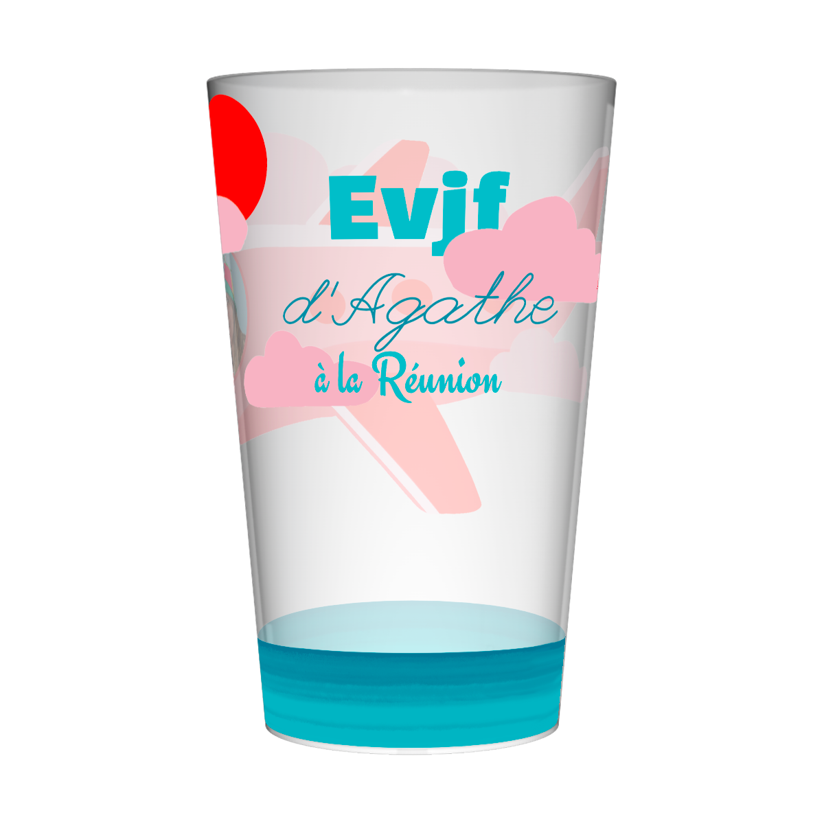 Gobelet personnalisé EVJF Photo & Avion