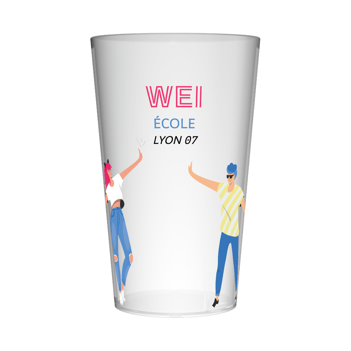 Gobelet personnalisé Week-end Intégration Danseurs