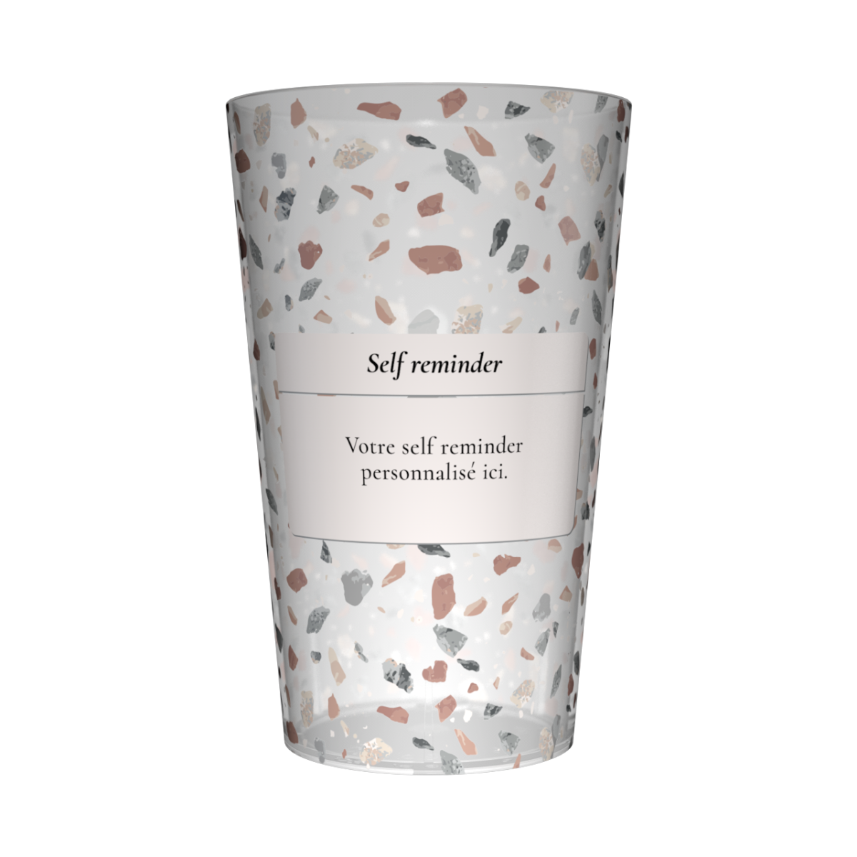 Gobelet personnalisé Tendance Terrazzo