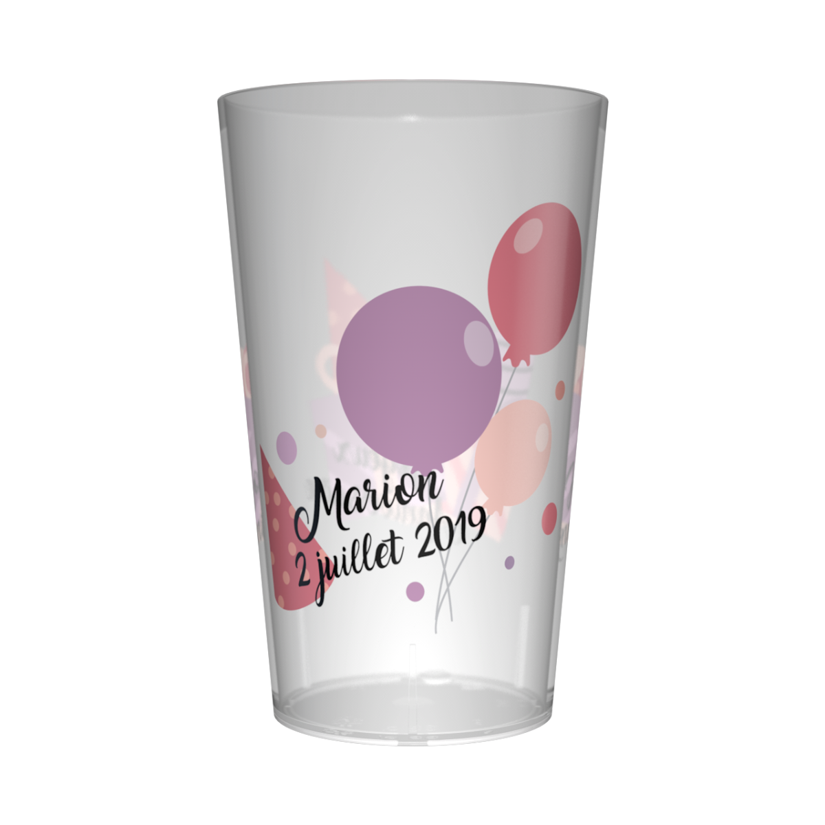 Gobelet personnalisé Anniversaire Festif