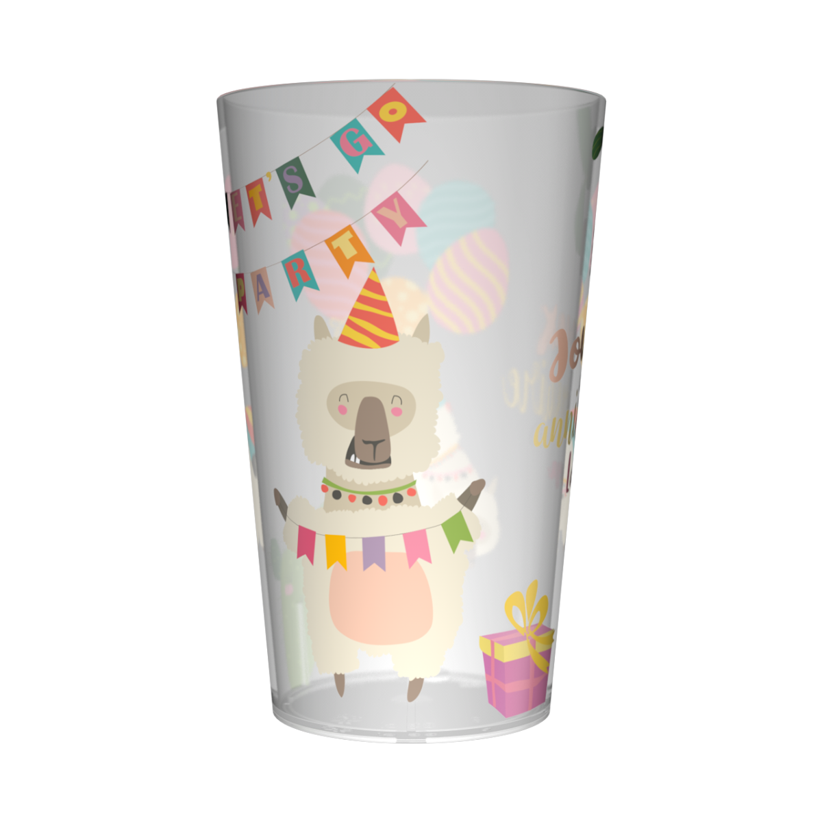 Gobelet personnalisé anniversaire Lama