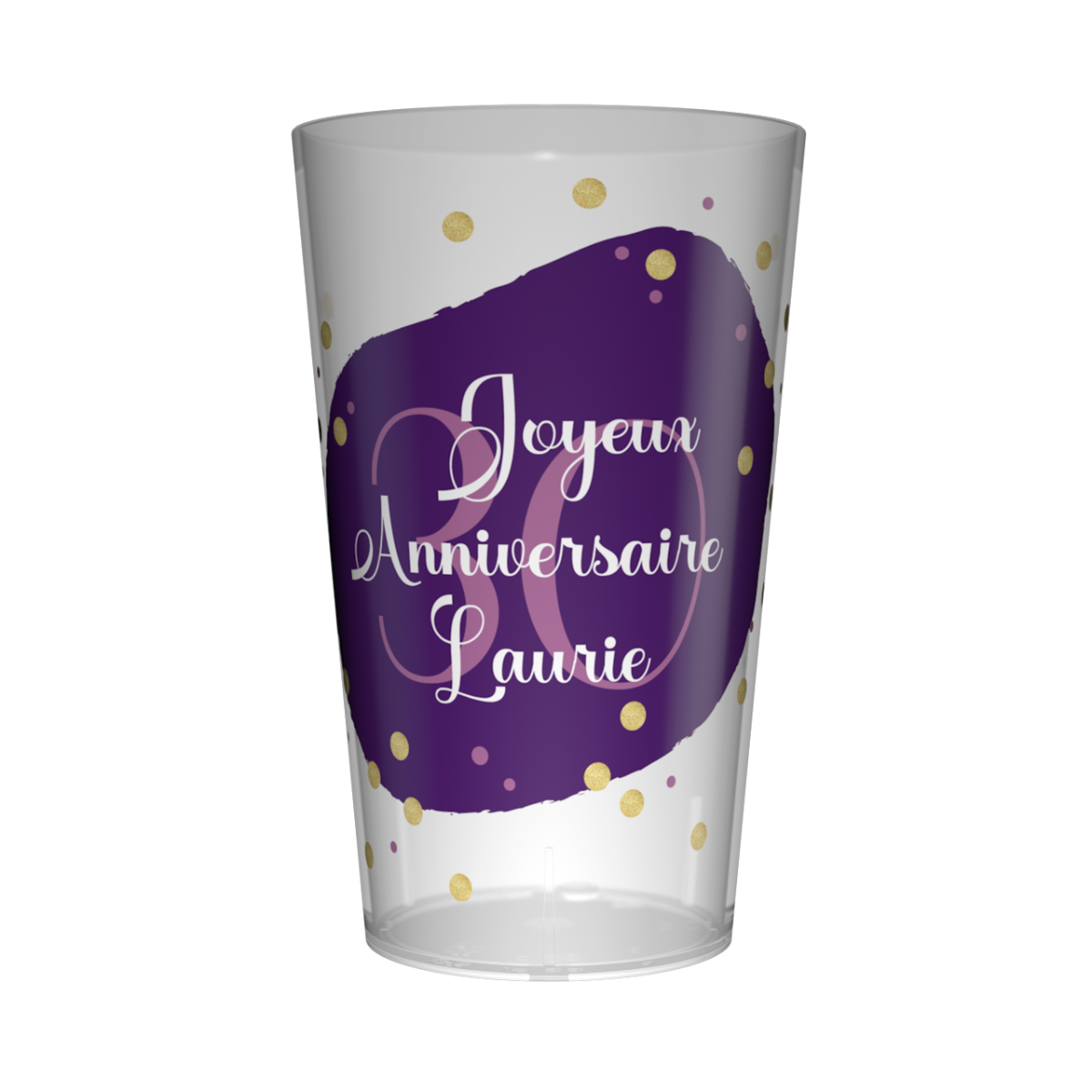 Gobelet personnalisé anniversaire Nuages