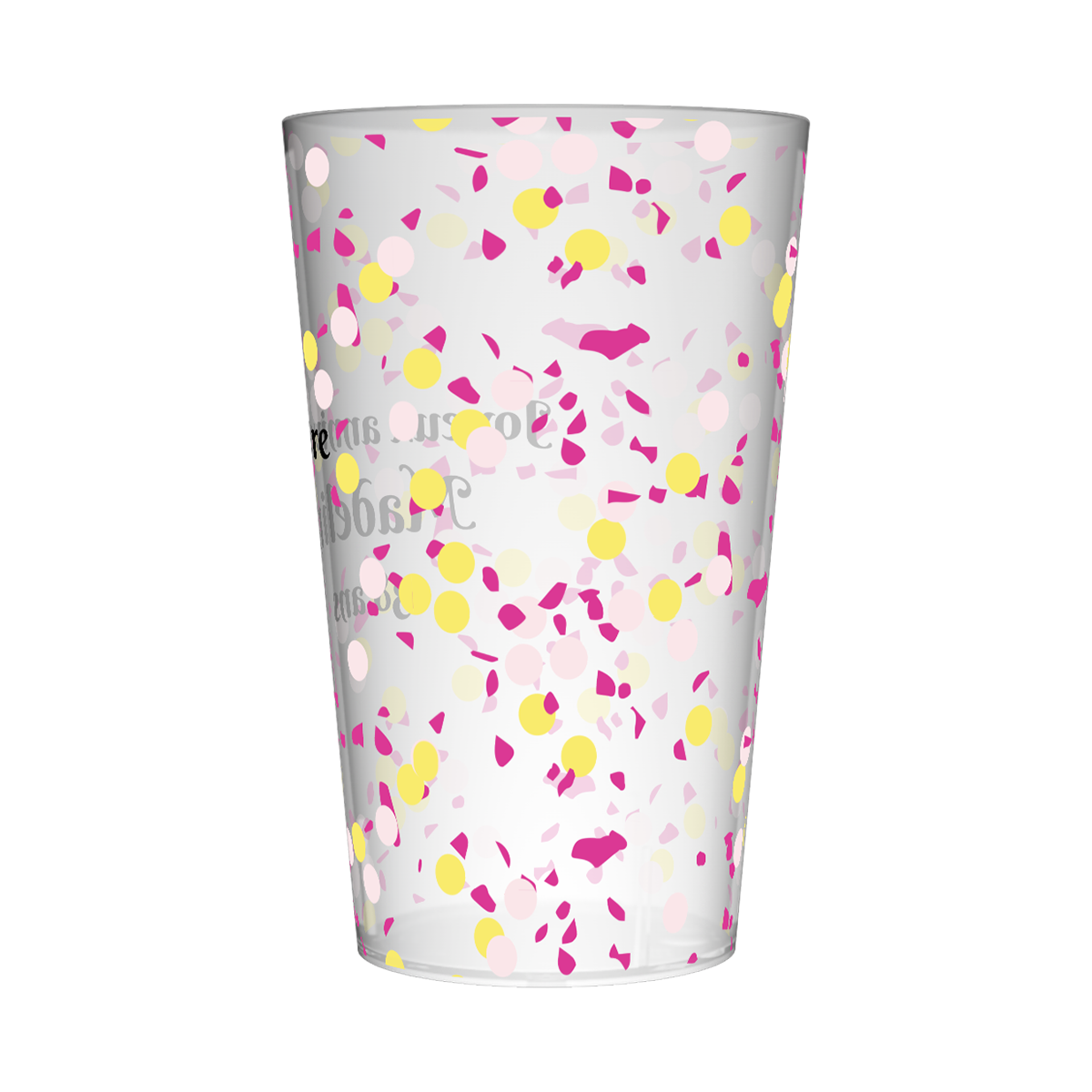 Gobelet personnalisé Anniversaire Confettis 3