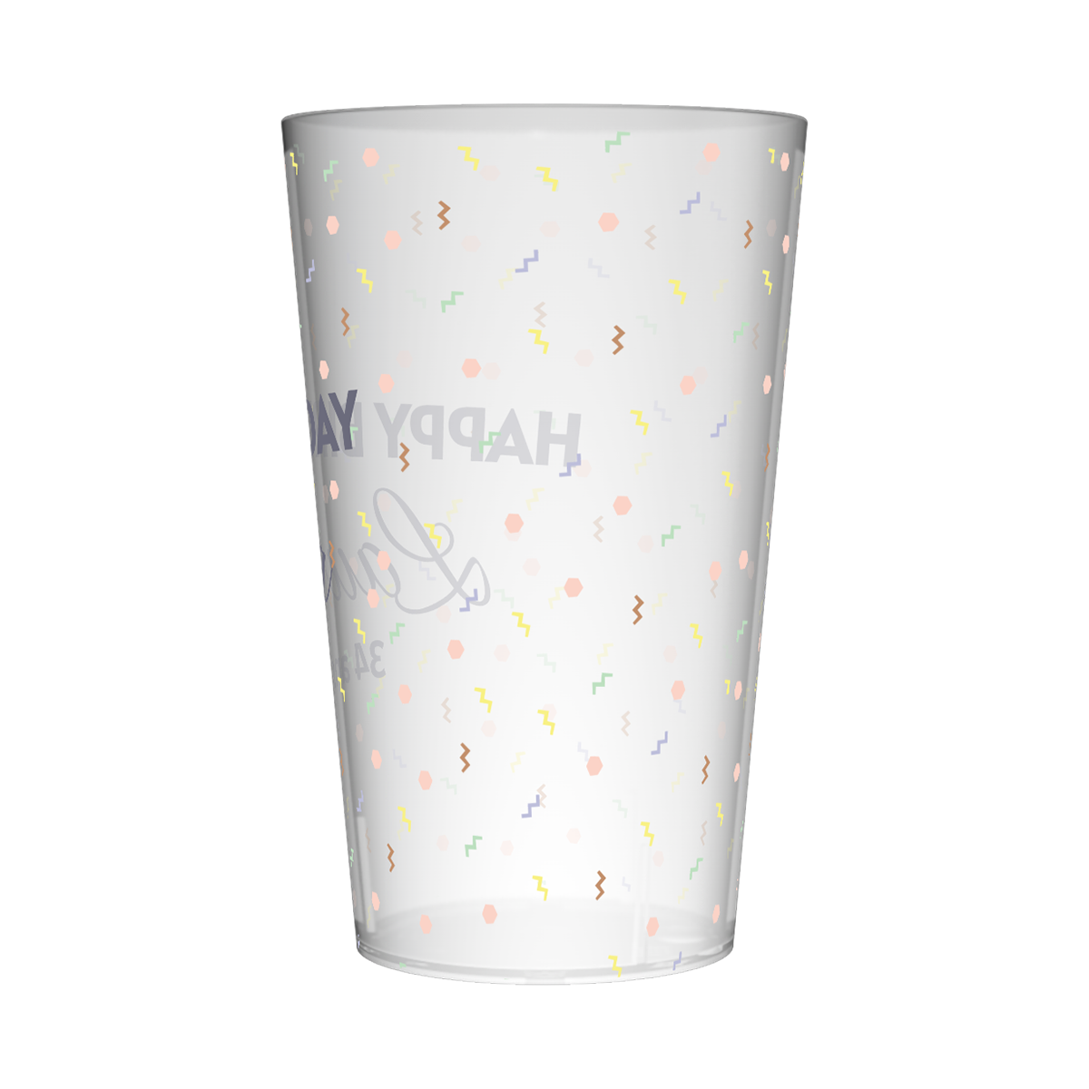 Gobelet personnalisé Anniversaire Géométrie 3