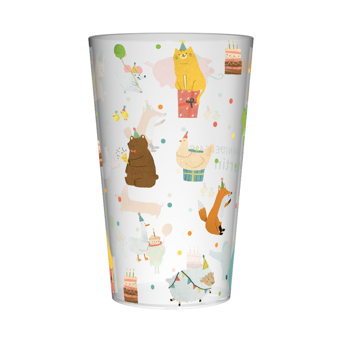 Gobelet personnalisé Anniversaire Animaux Fête 2