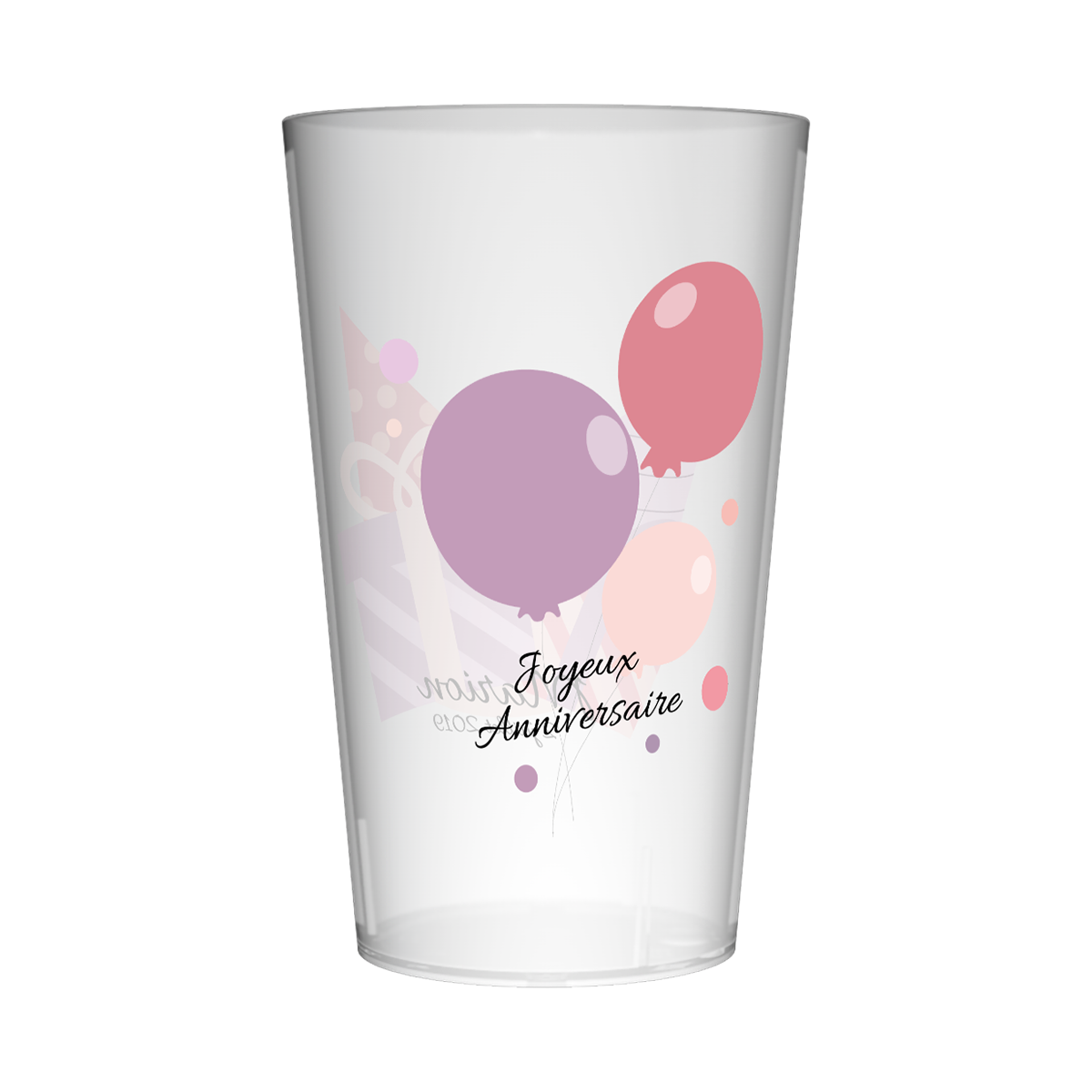 Gobelet personnalisé Anniversaire Festif