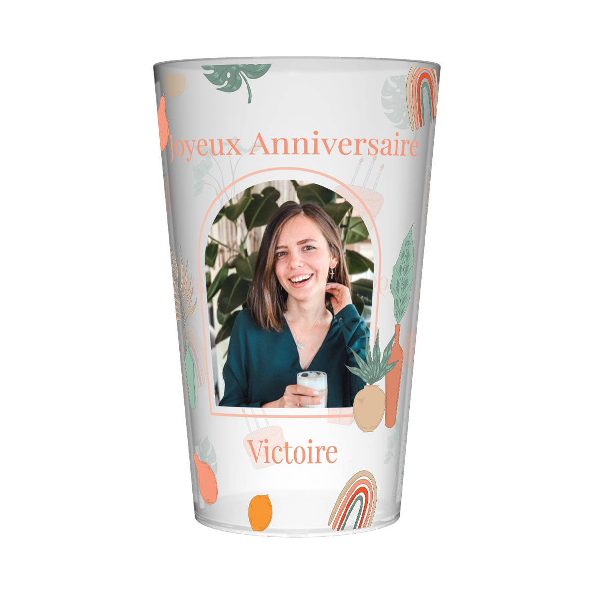 Gobelet personnalisé Anniversaire Chic