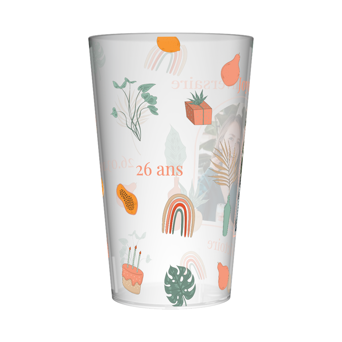 Gobelet personnalisé Anniversaire Chic 2