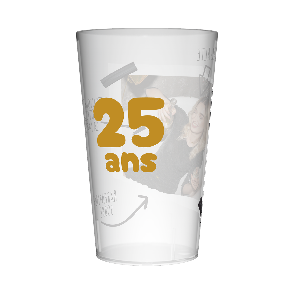 Gobelet personnalisé Anniversaire Photo Souvenir 2
