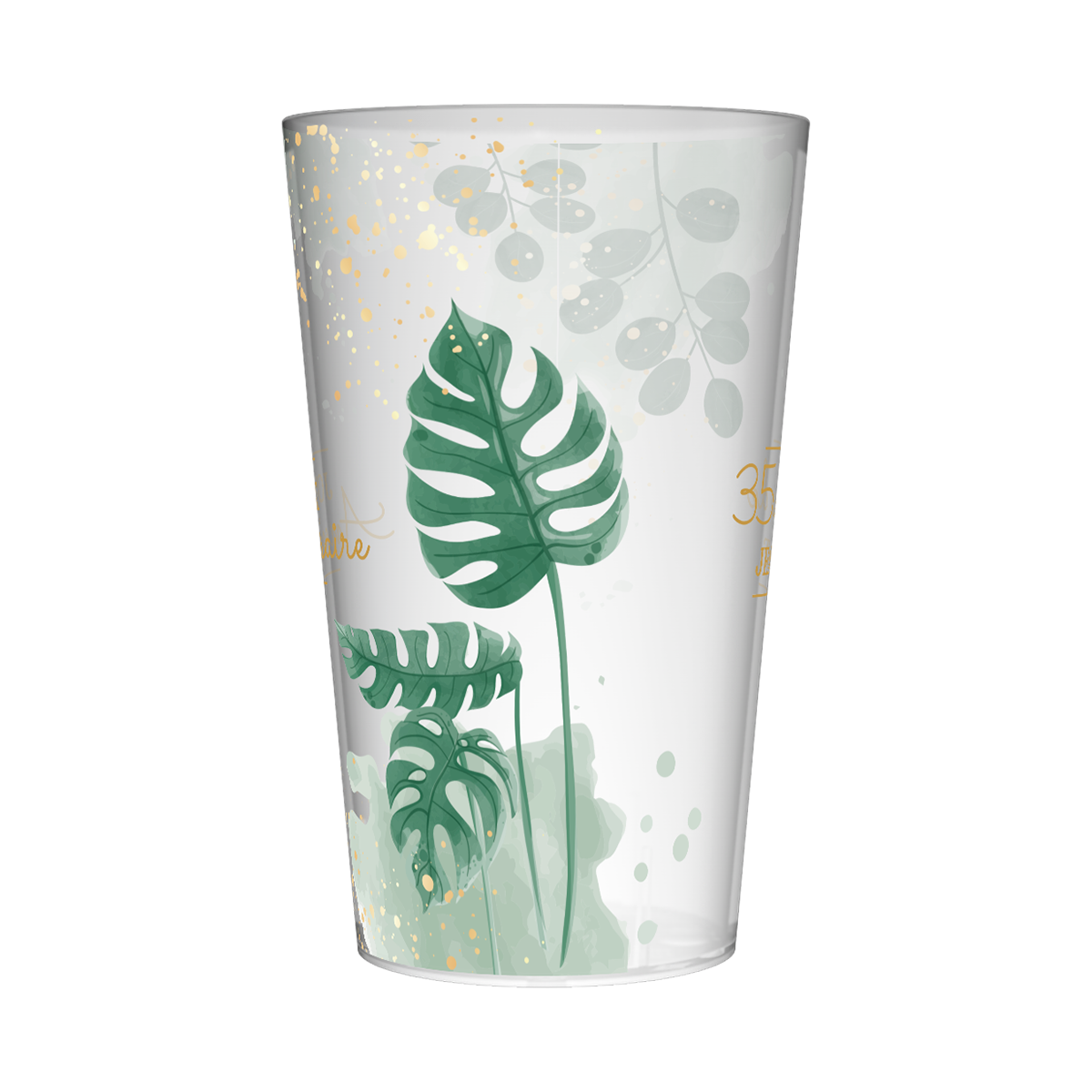 Gobelet personnalisé Anniversaire Monstera 3