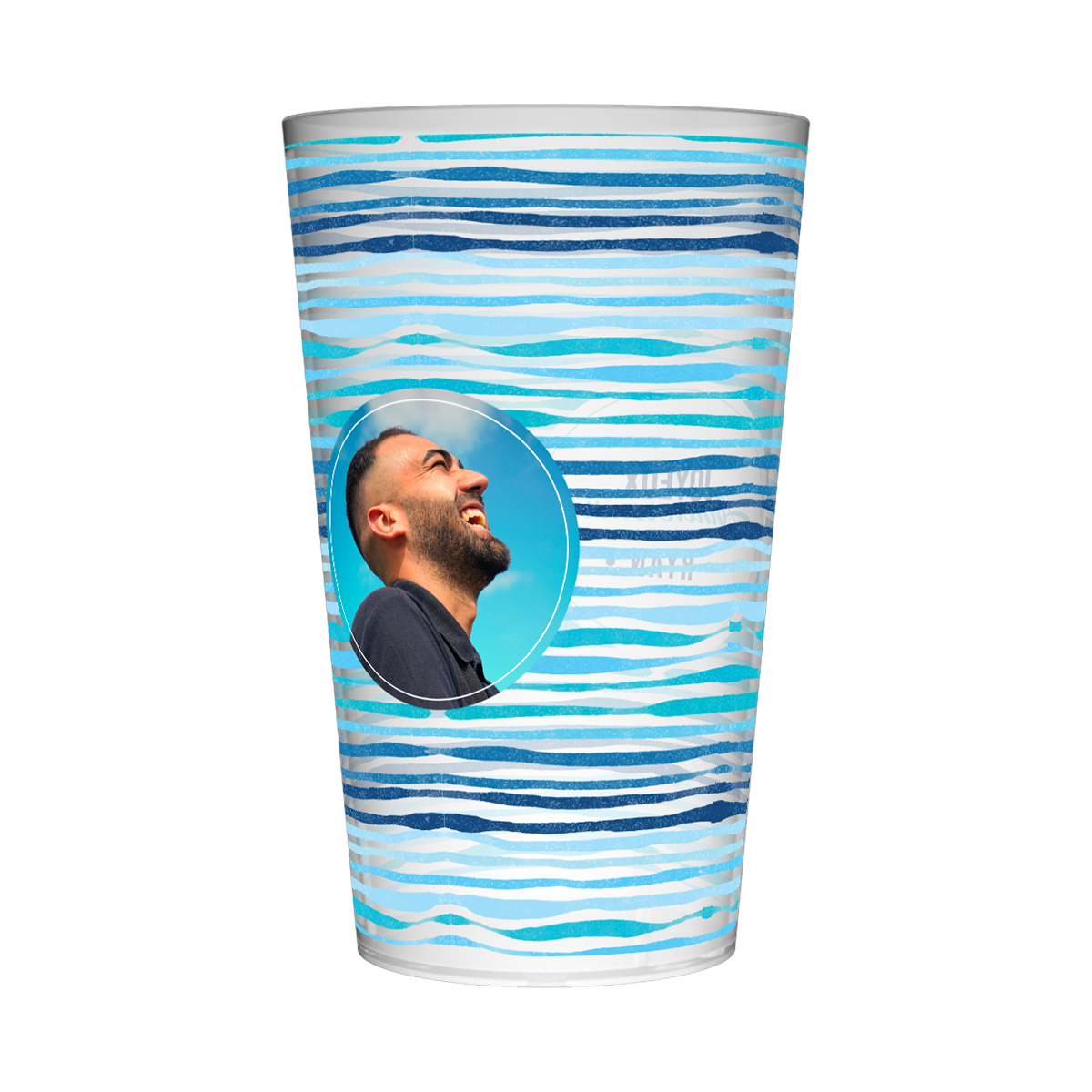 Gobelet personnalisé Anniversaire Bleu 2