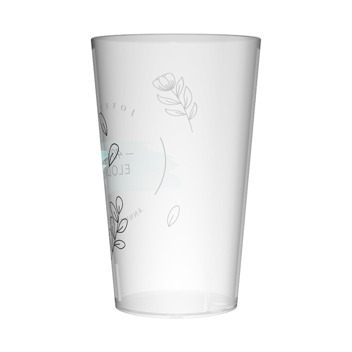 Gobelet personnalisé Anniversaire Simple 3