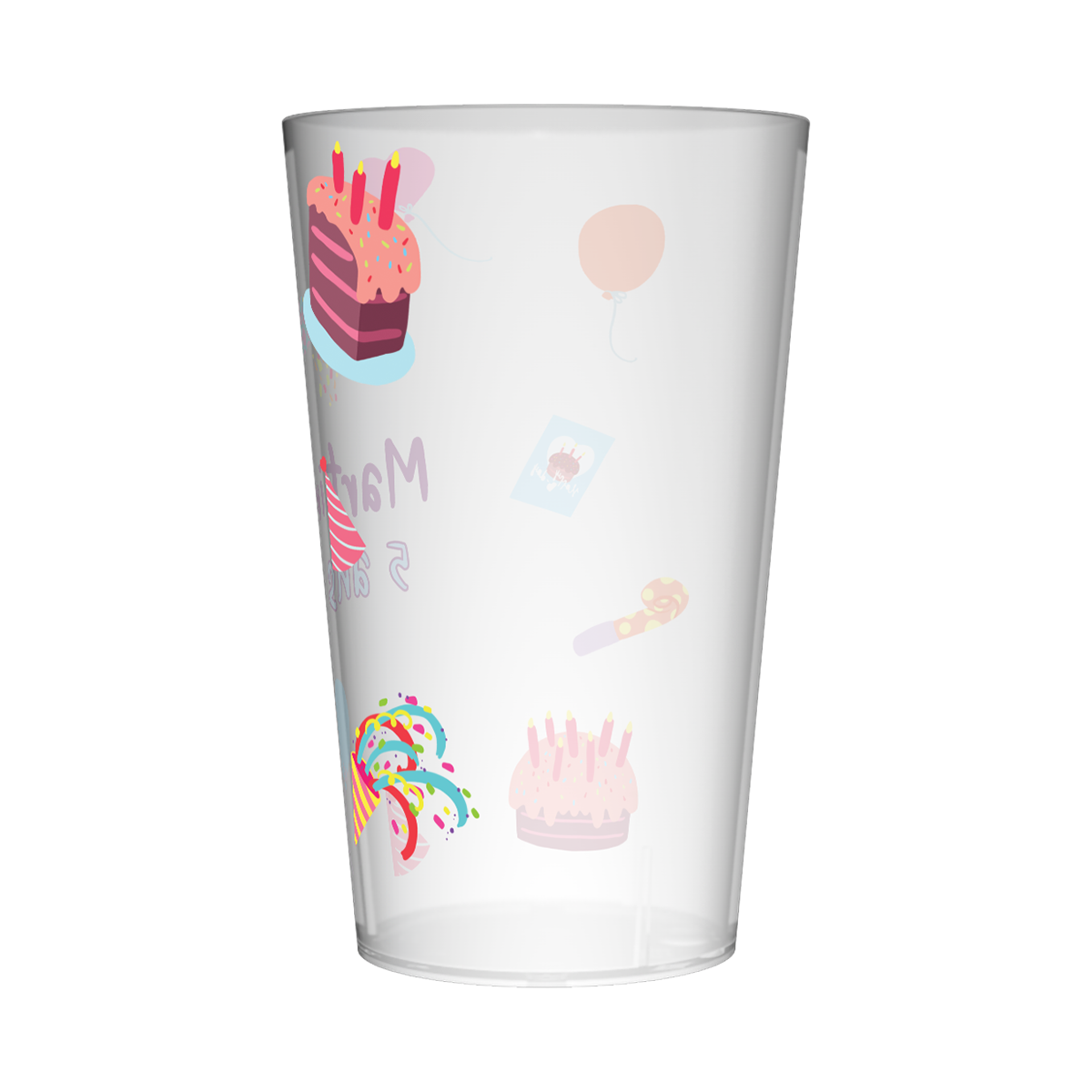 Gobelet personnalisé Anniversaire Sucrerie 3
