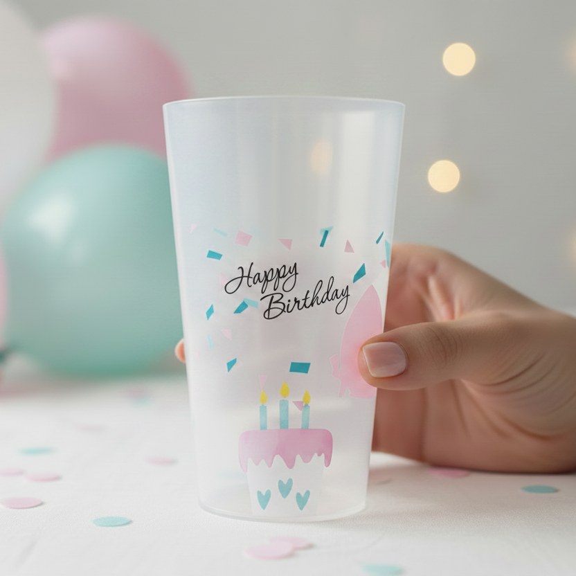 gobelet personnalise anniversaire licorne ambiance