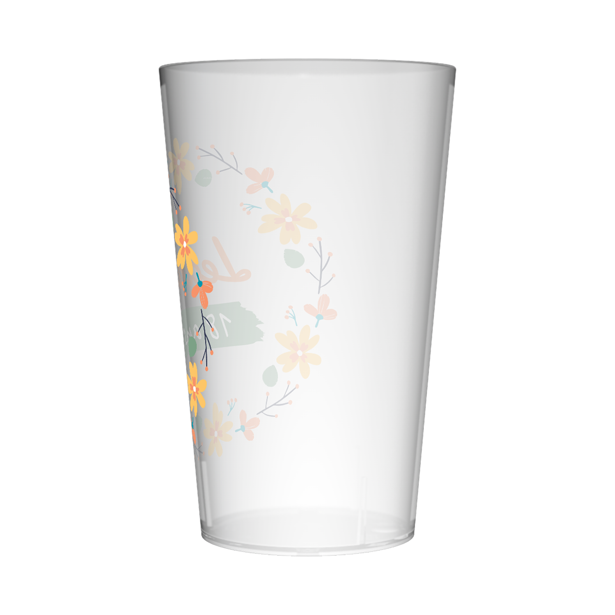 Gobelet personnalisé Anniversaire Floral 3