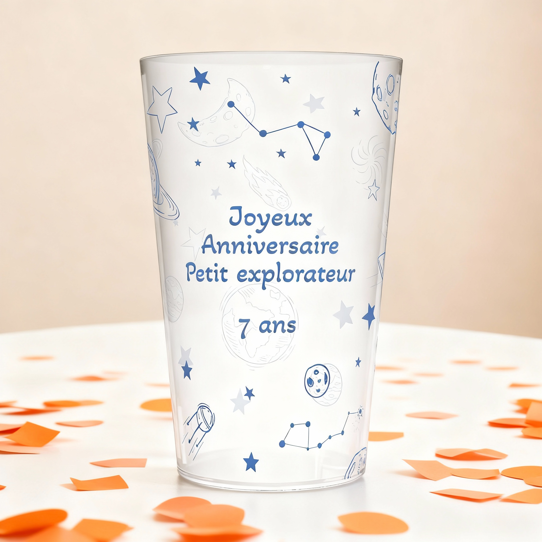 Gobelet personnalisé Anniversaire Ciel ambiance