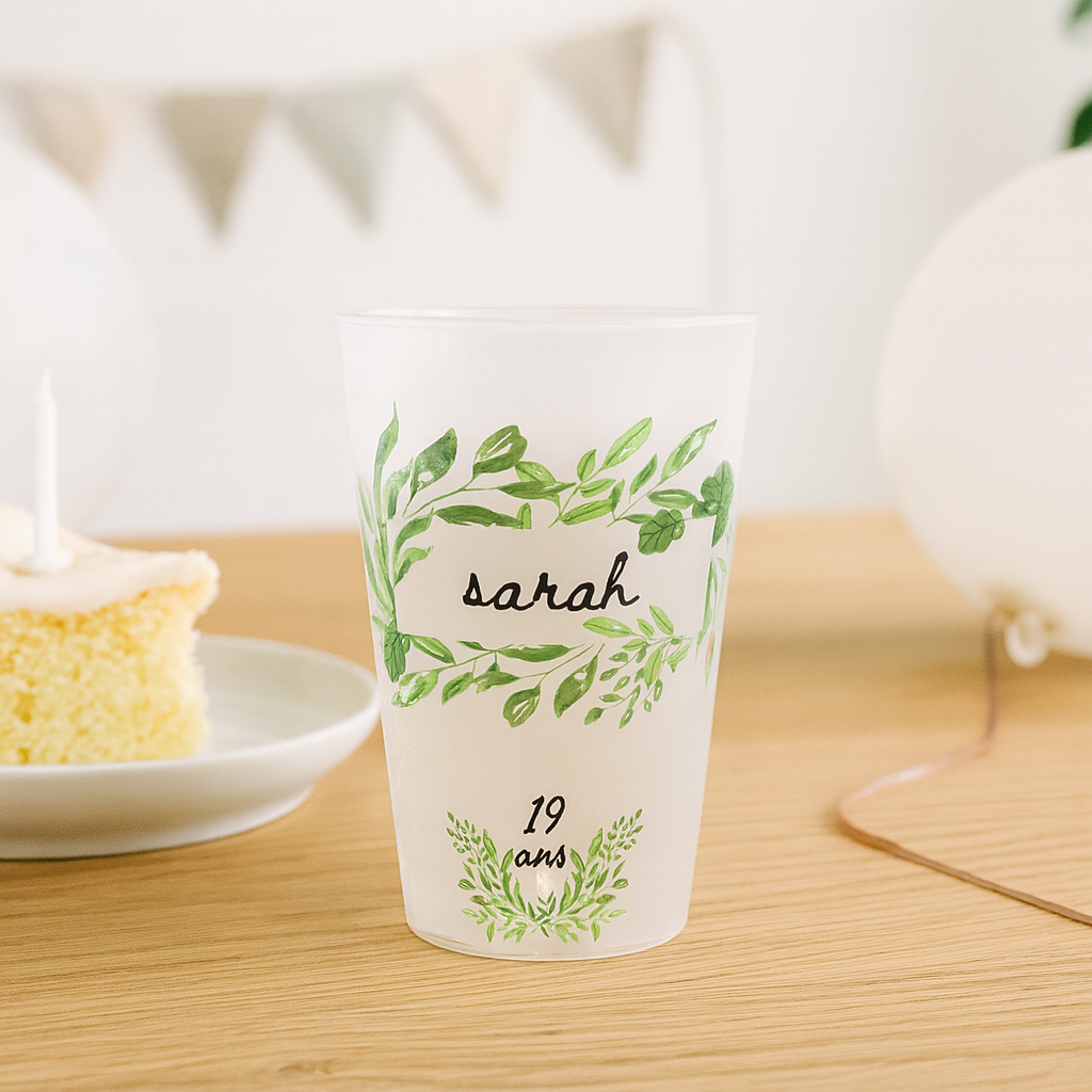Gobelet personnalisé Anniversaire Nature 2