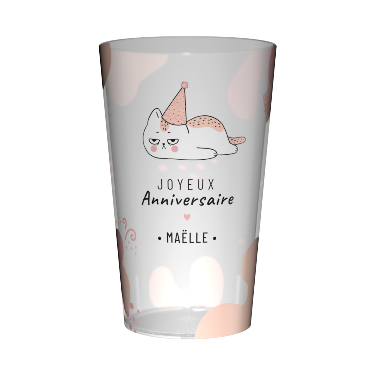 Gobelet personnalisé anniversaire Jeux