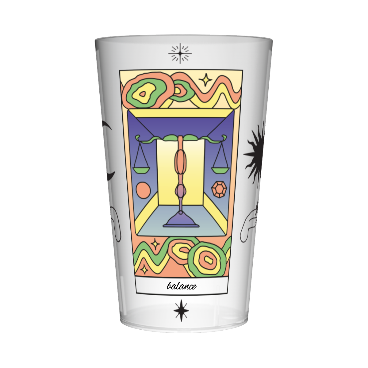 Gobelet personnalisé Astrologie Carte Balance