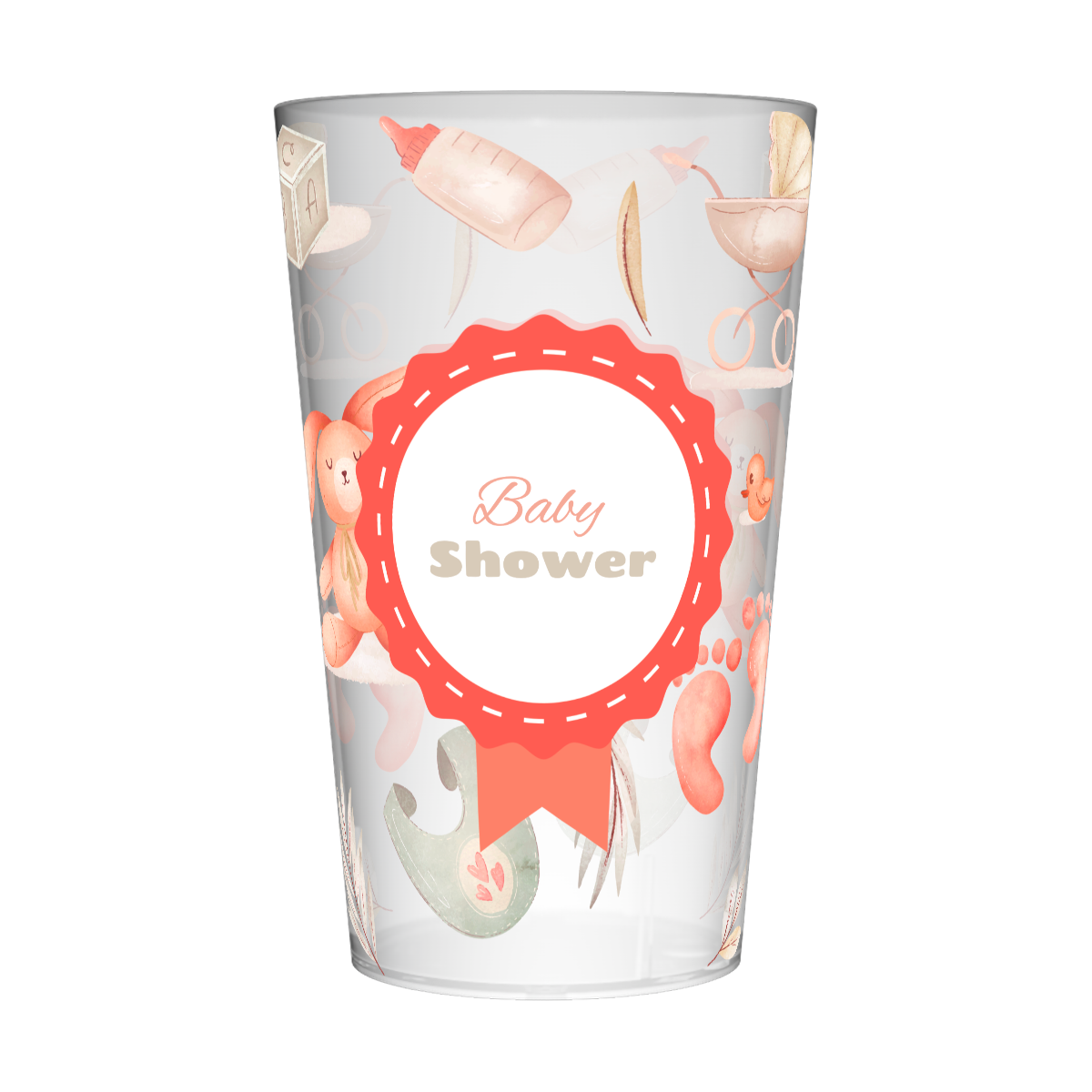 Gobelet personnalisé Baby Shower Eléments