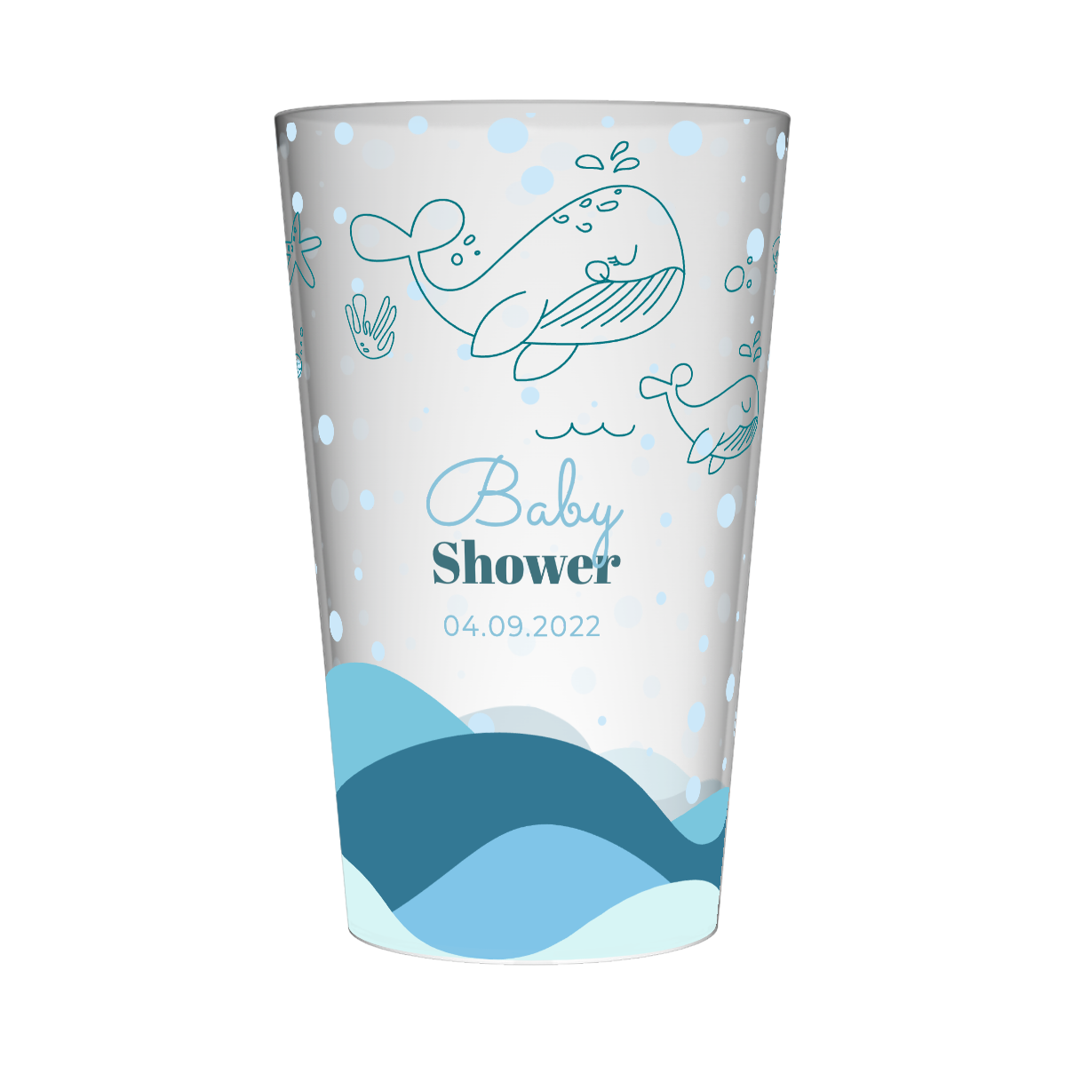 Gobelet personnalisé Baby Shower Marin