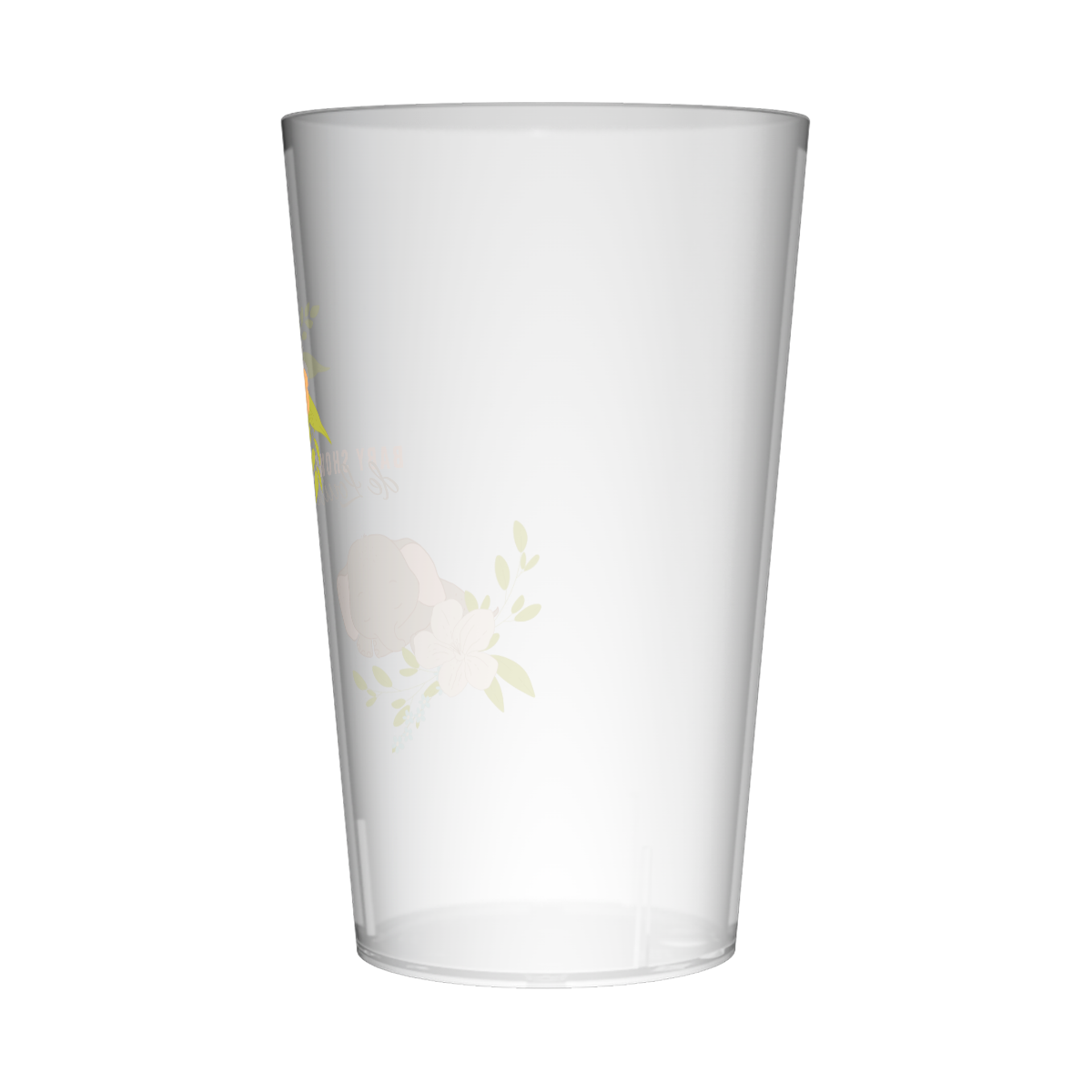 Gobelet personnalisé Baby Shower Éléphanteau 2