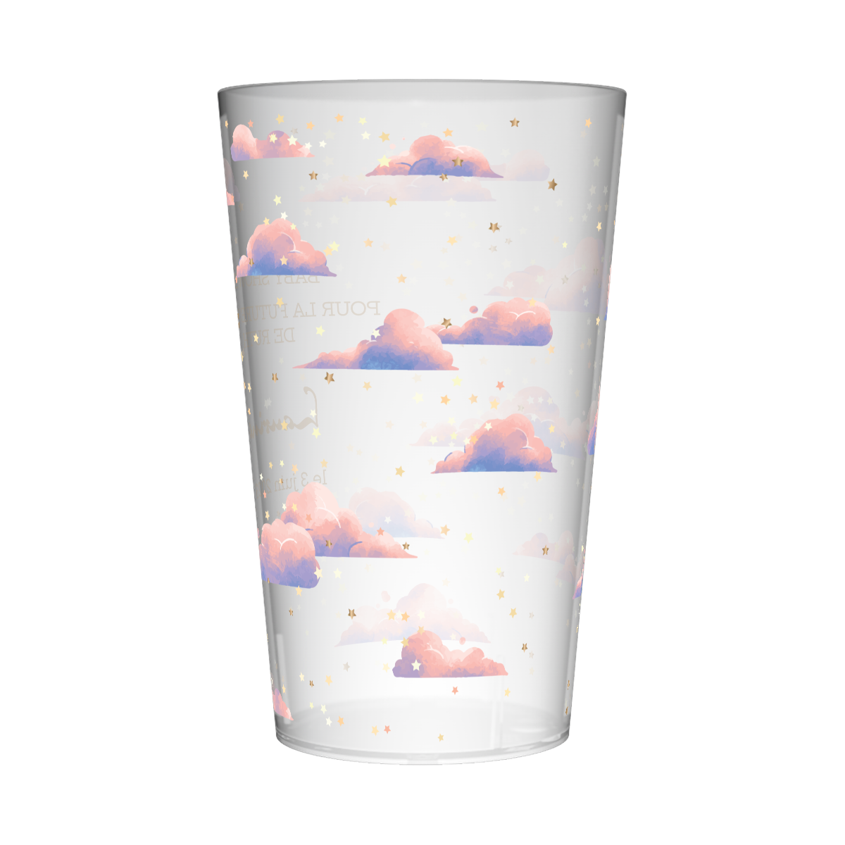 Gobelet personnalisé Baby Shower Nuages 2