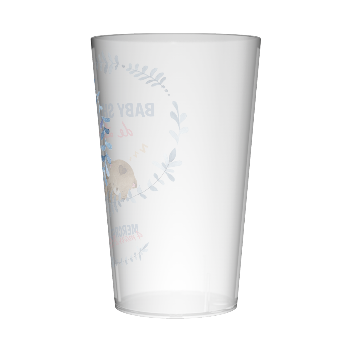 Gobelet personnalisé Baby Shower Couronne Bleue 2