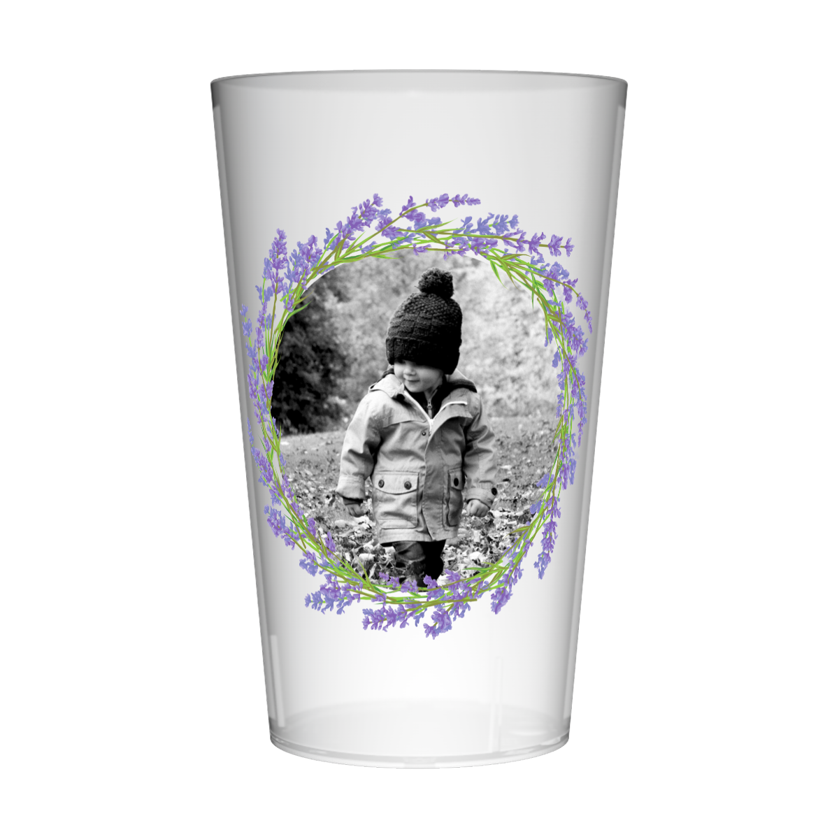 Gobelet personnalisé Baptême Lavande 2
