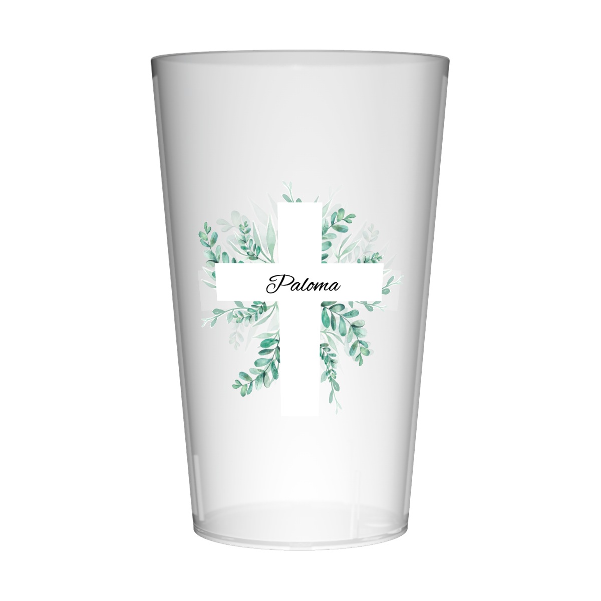 Gobelet personnalisé Communion Croix